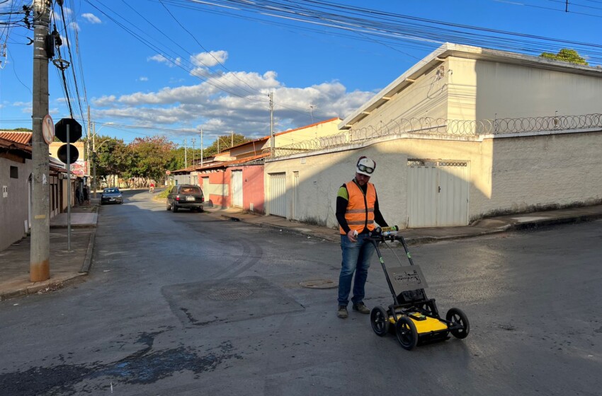  Copasa utiliza tecnologia para atualização de cadastro de redes de água e esgoto