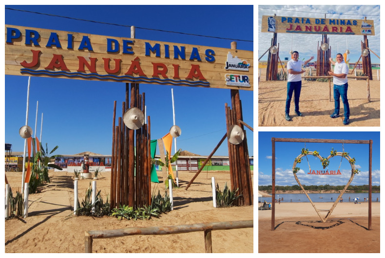  Sim! Januária tem praia minha gente!