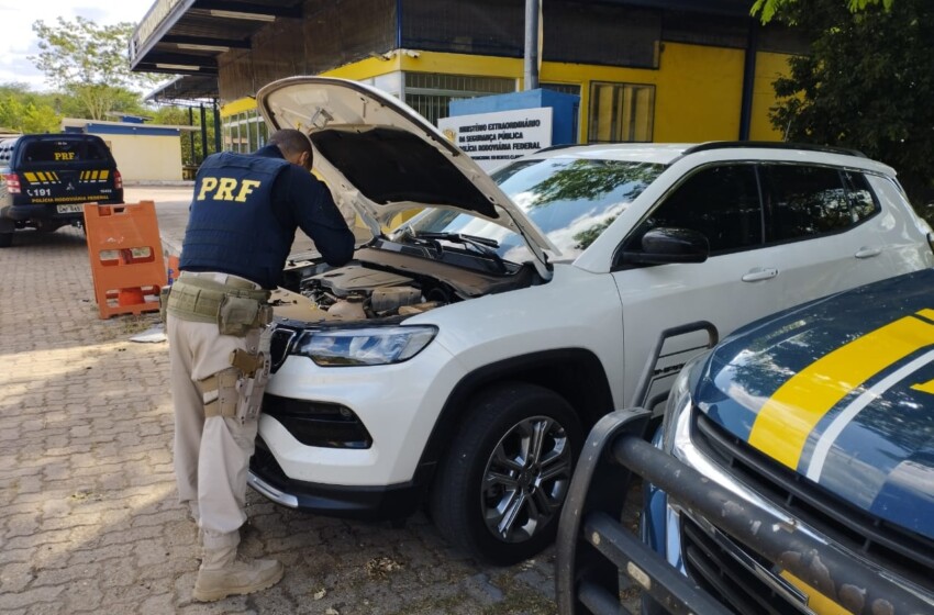  PRF prende receptador de veículo roubado em São Paulo