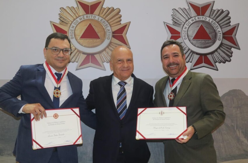  Reitor e professor da Unimontes recebem a Medalha da Ordem do Mérito Legislativo