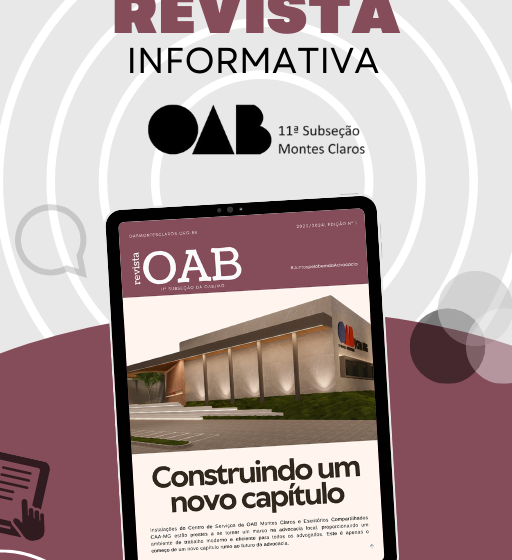  OAB Montes Claros lança primeira edição de Revista Digital