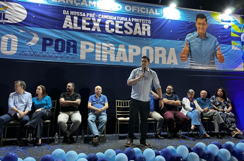  Deputado Arlen Santiago participa do lançamento da pré-candidatura de Alex César à reeleição