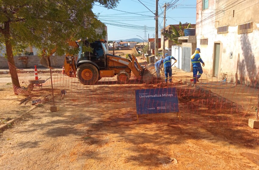  Universaliza Minas leva água tratada e saneamento a bairros de Montes Claros