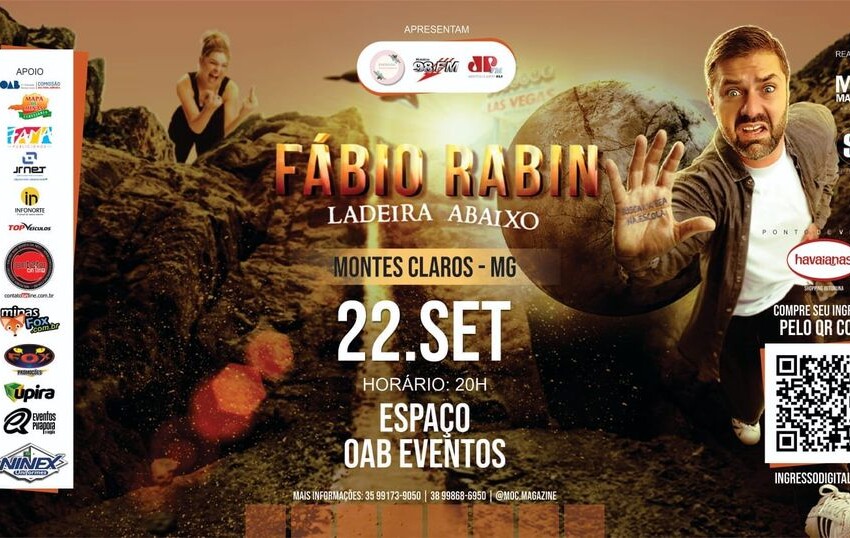  Show de Fábio Rabim com ingresso solidário