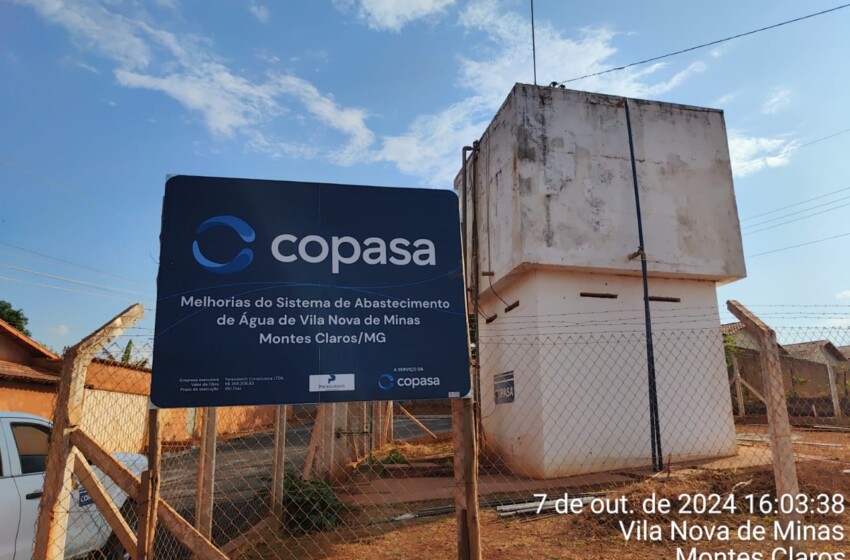  Copasa atua para garantir água tratada em comunidade rural de Montes Claros