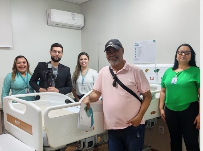  DIRETOR DO PORTAL MINAS AO NORTE VISITA O HOSPITAL DILSON GODINHO