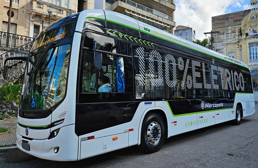  Ônibus elétrico está sendo avaliado pela prefeitura de Montes Claros