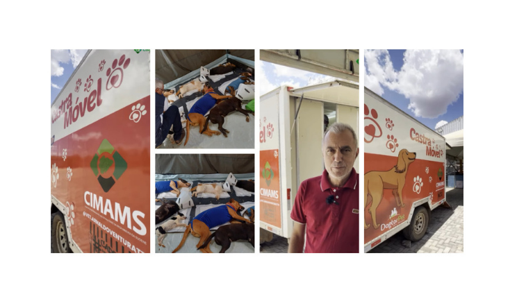  Castramóvel do CIMAMS atende Guaraciama e realiza mais de 200 castrações