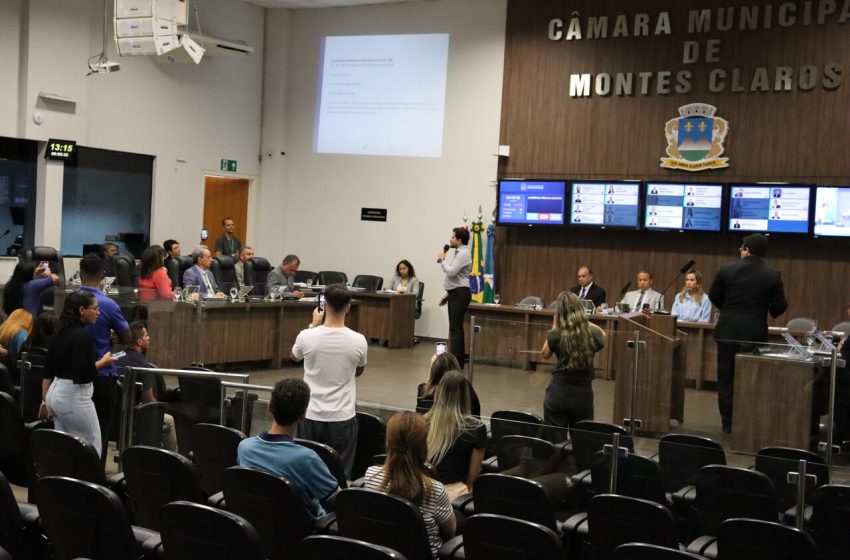  Câmara debate o planejamento de 2026 a 2029 Para Montes Claros