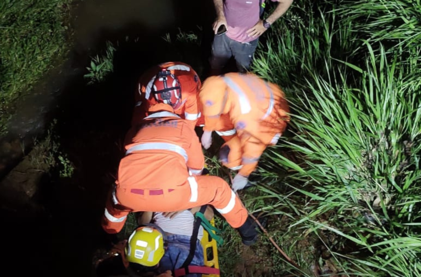  Queda de motociclista mobiliza Bombeiros em Montes Claros