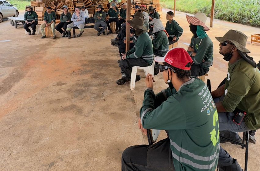  Codanorte promove treinamento sobre segurança do trabalho na Usina de Triagem e Compostagem de Varzelândia