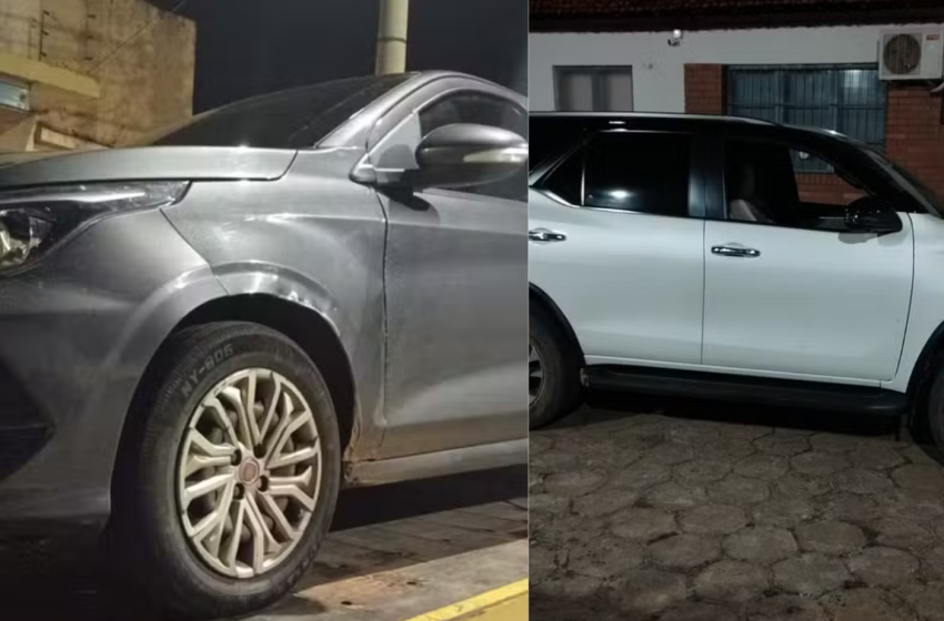  PMR apreende carros roubados em Montes Claros e Espinosa
