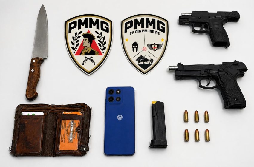  Dupla Armada Ataca Motorista, Rouba Moto e Mobiliza Caçada Policial