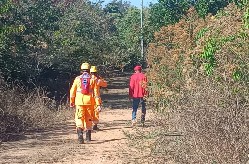  CB atende ocorrência de pessoa perdida em área de mata