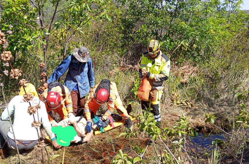  Corpo de homem de 64 anos é recuperado em área isolada da Serra do Cabral, em Francisco Dumont