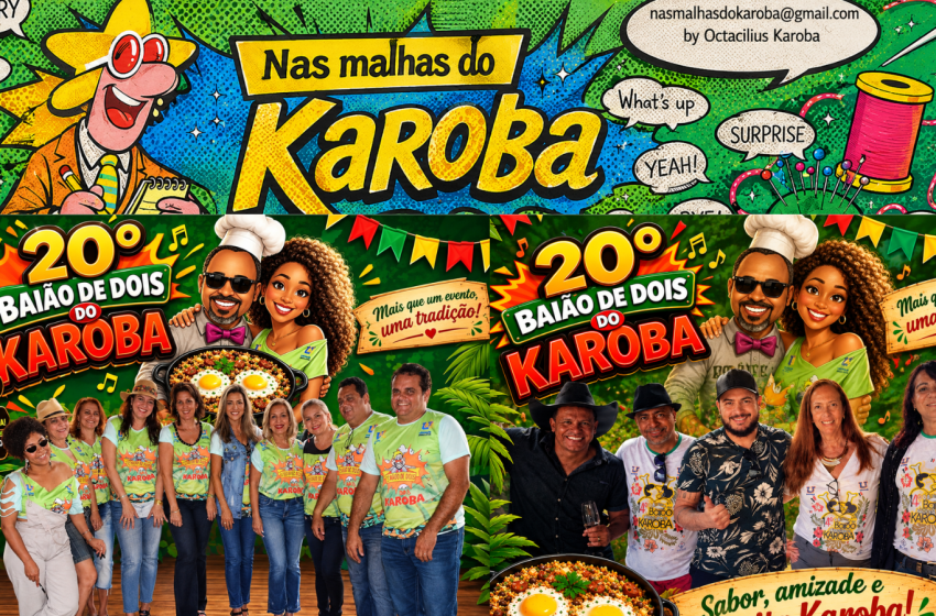  DEFINIDA A DATA DE 29 DE NOVEMBRO, O 20º BAIÃO DE DOIS DO KAROBA, NA OAB